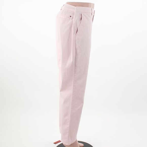 Tommy Hilfiger Rolled-Hem Straight-Leg Chino in Ballerina Pink - Picture 5 of 5